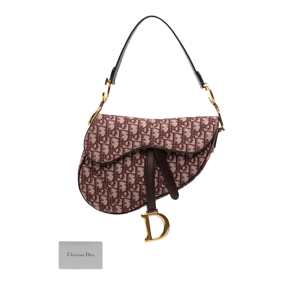 Pre-Loved Dior Oblique Canvas Saddle Bag - Picture 11 of 11